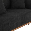Christopher Knight Home 82" Modern Curved Living Room Sofa with Deep Seat & Solid Wood Frame