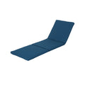 Christopher Knight Home Jamaica Outdoor Water Resistant Fabric Chaise Lounge Cushion(Not include Chair), Blue