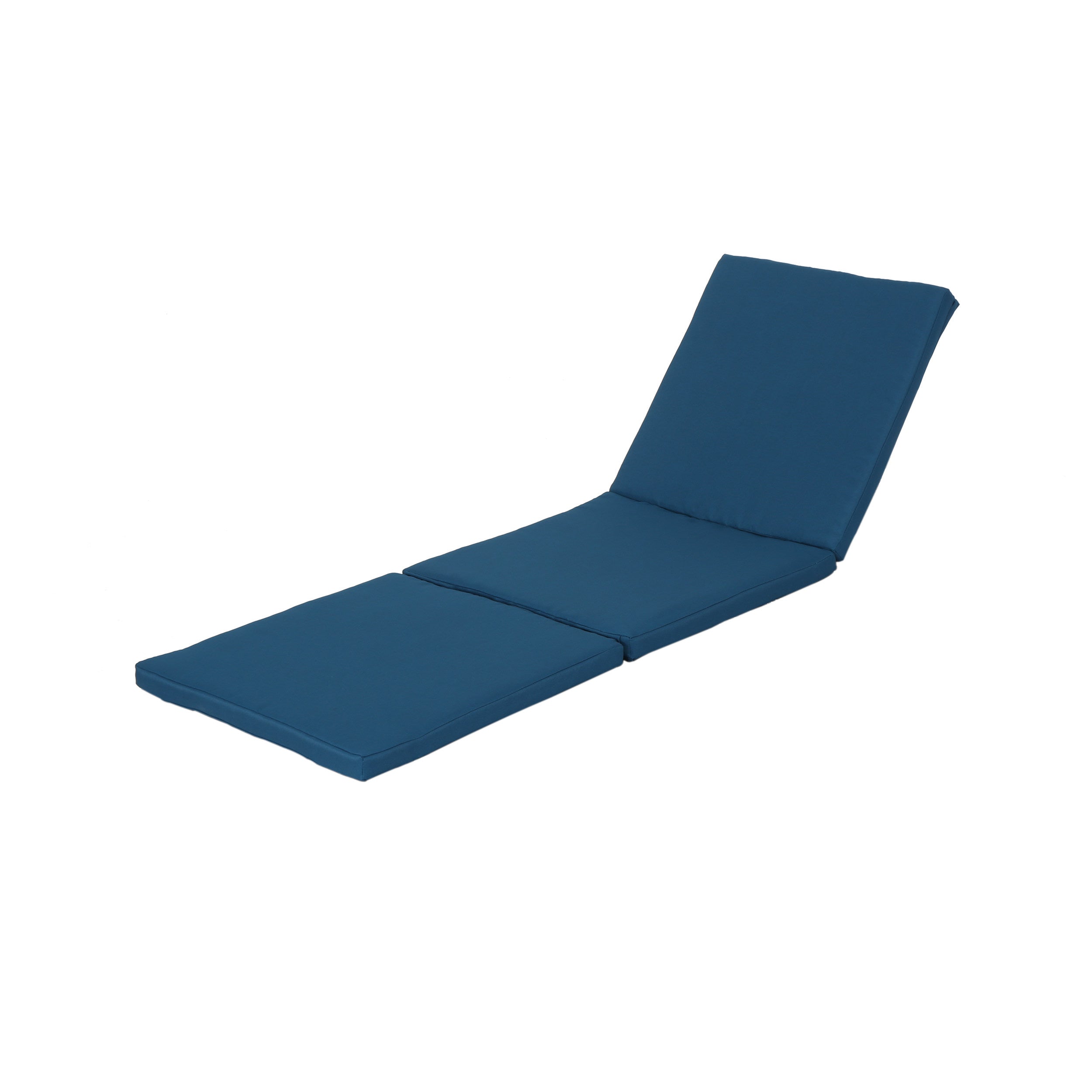 Christopher Knight Home Jamaica Outdoor Water Resistant Fabric Chaise Lounge Cushion(Not include Chair), Blue