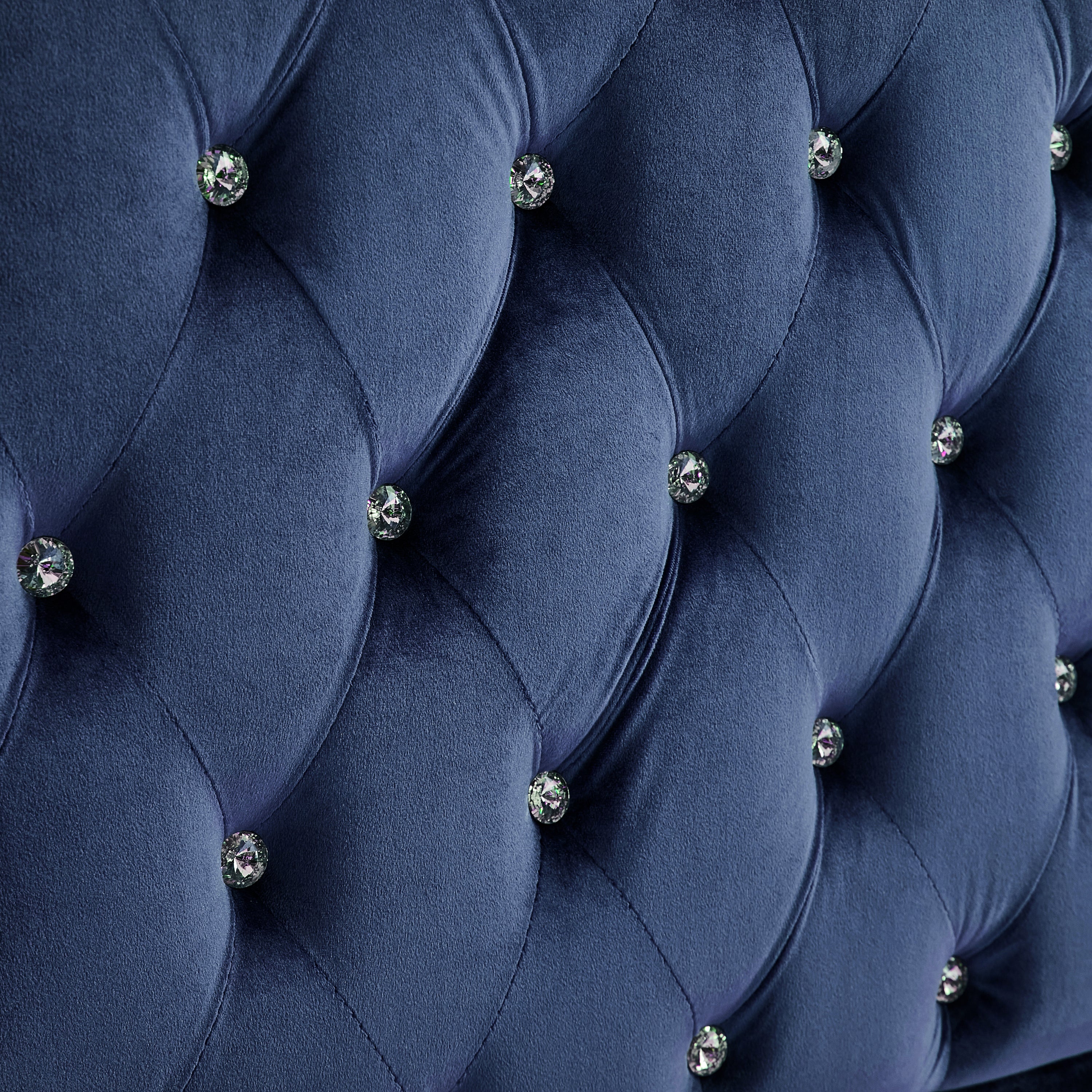 Christopher Knight Home Modern Velvet Wingback Tufted Platform Bed with Nailhead Trim and Silver Legs