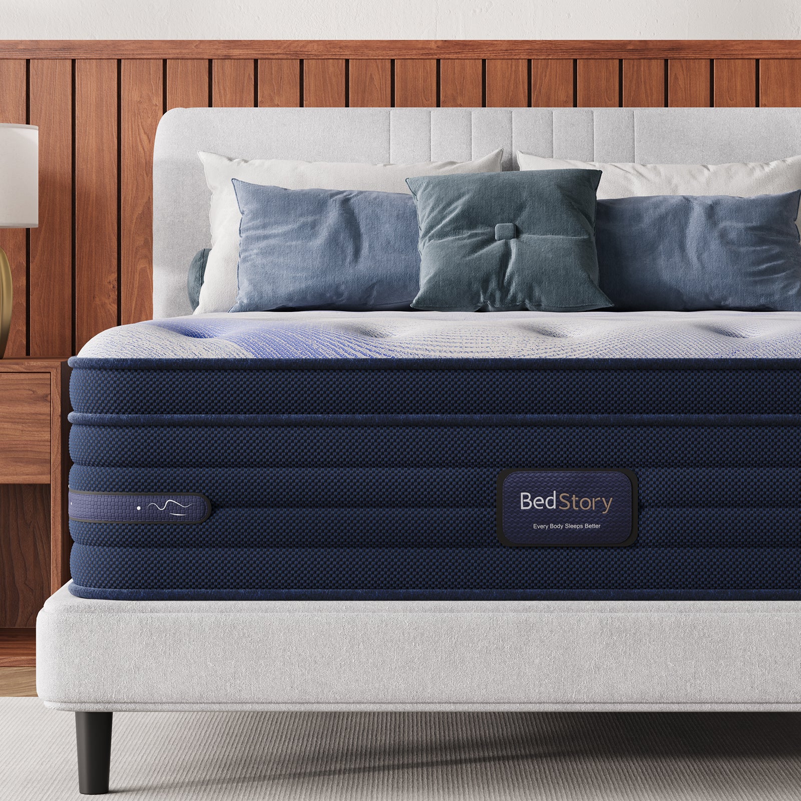 BedStory SpineAlign Pro 14" Firm Pressure Relieving Cooling Hybrid Mattress?Queen