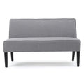 Modern Upholstered Loveseat with Solid Wood Frame & Birch Legs