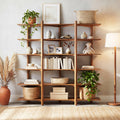 Christopher Knight Home Elliot Modern Wood 6-Tier Open Display Storage Shelf Bookcase, Brown