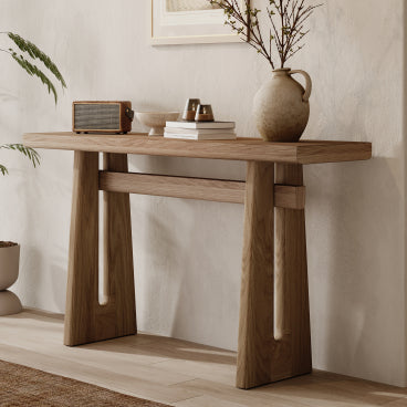 Christopher Knight Home Escoffier Modern Wooden Console Table, Brown, 59"
