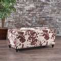 Christopher Knight Home 50" Faux Leather Tufted Storage Ottoman Bench with Hidden Storage
