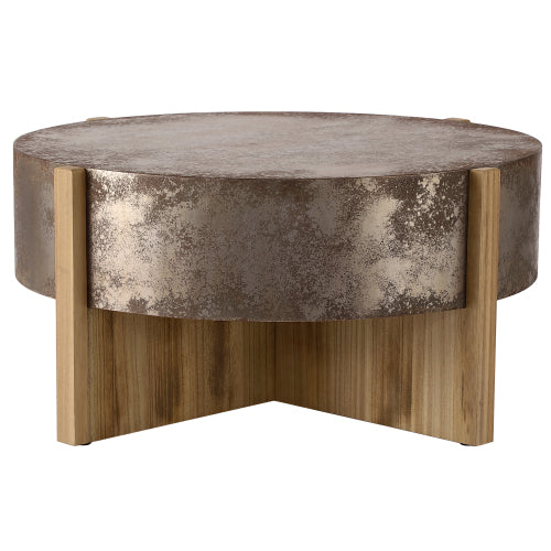 Christopher Knight Home Prisca Rustic Burnt Wood Coffee Table, Brown