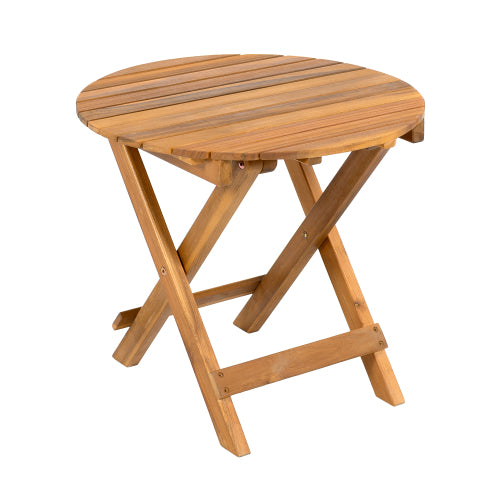 Christopher Knight Home Forrest Outdoor Foldable and Adjustable Acacia Wood Accent Table, Teak