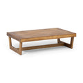 Christopher Knight Home Sherwood Acacia Wood Slat Panel Coffee Table, Teak