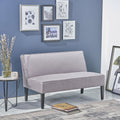 Modern Upholstered Loveseat with Solid Wood Frame & Birch Legs