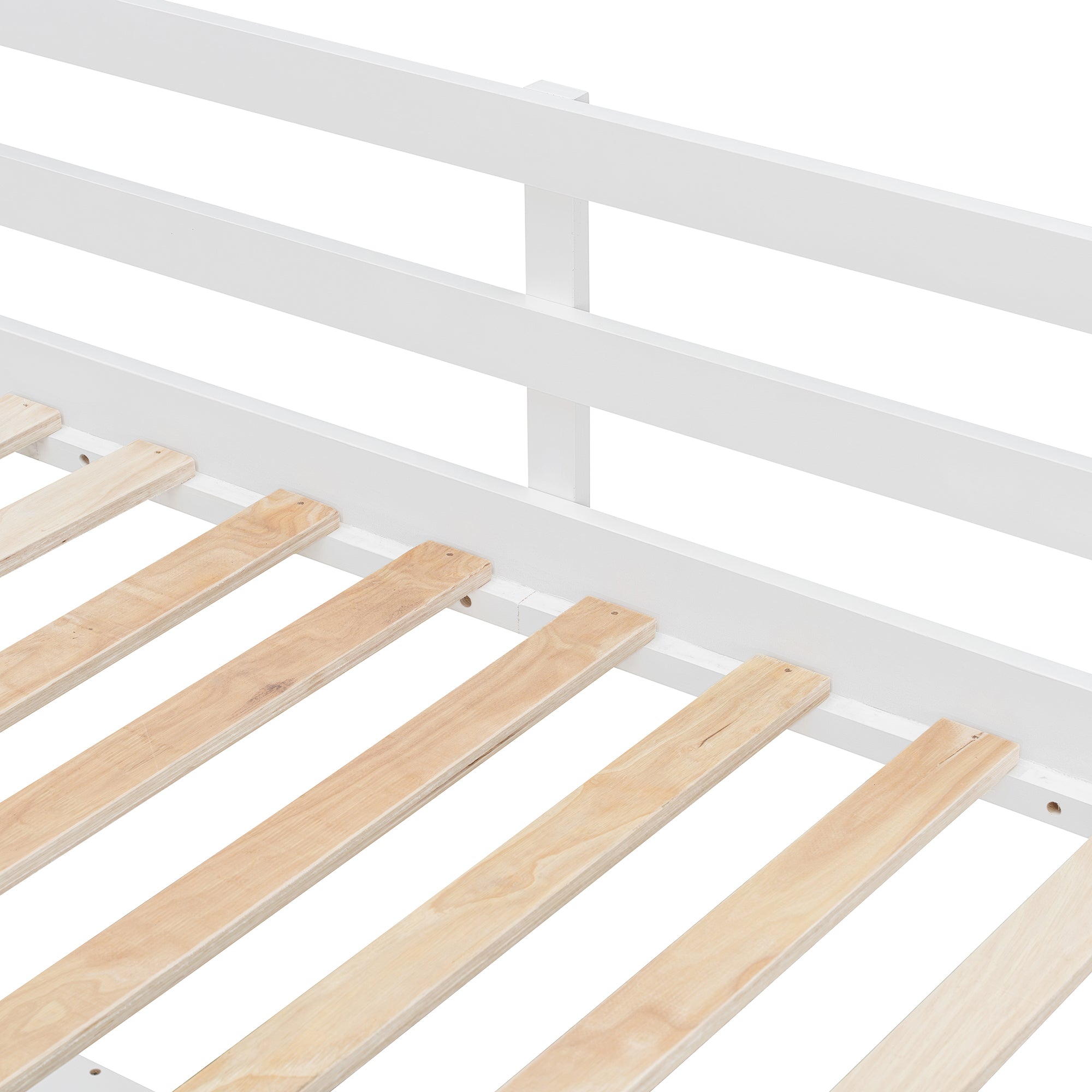 Bunk Bed with Stairs, Desk & LED Lights, Space-Saving Storage Bunk Bed with Drawers for Kids & Teens