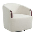 Christopher Knight Home Ute Modern Boucle Upholstered 360? Swivel Barrel Chair, Beige