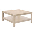 Christopher Knight Home Taeyong Modern Square Coffee Table with Soft Rounded Corner, Natural