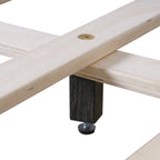 Christopher Knight Home Modern Boucle Upholstered Bed Frame with Thick Padded Headboard & Sturdy Wood-Steel Support