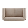 Christopher Knight Home Modern Boucle Upholstered 2-Seater Sofa with Birch Wood Legs