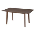 GDF Studio 60¡° Rubber Wood Dining Table, Rustic Farmhouse Rectangular Kitchen Table