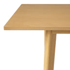 GDF Studio 60¡° Rubber Wood Dining Table, Rustic Farmhouse Rectangular Kitchen Table