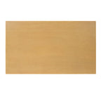 GDF Studio 60¡° Rubber Wood Dining Table, Rustic Farmhouse Rectangular Kitchen Table