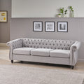 Christopher Knight Home Chesterfield Tufted Sofa with Scrolled Arms & Nailhead Trim