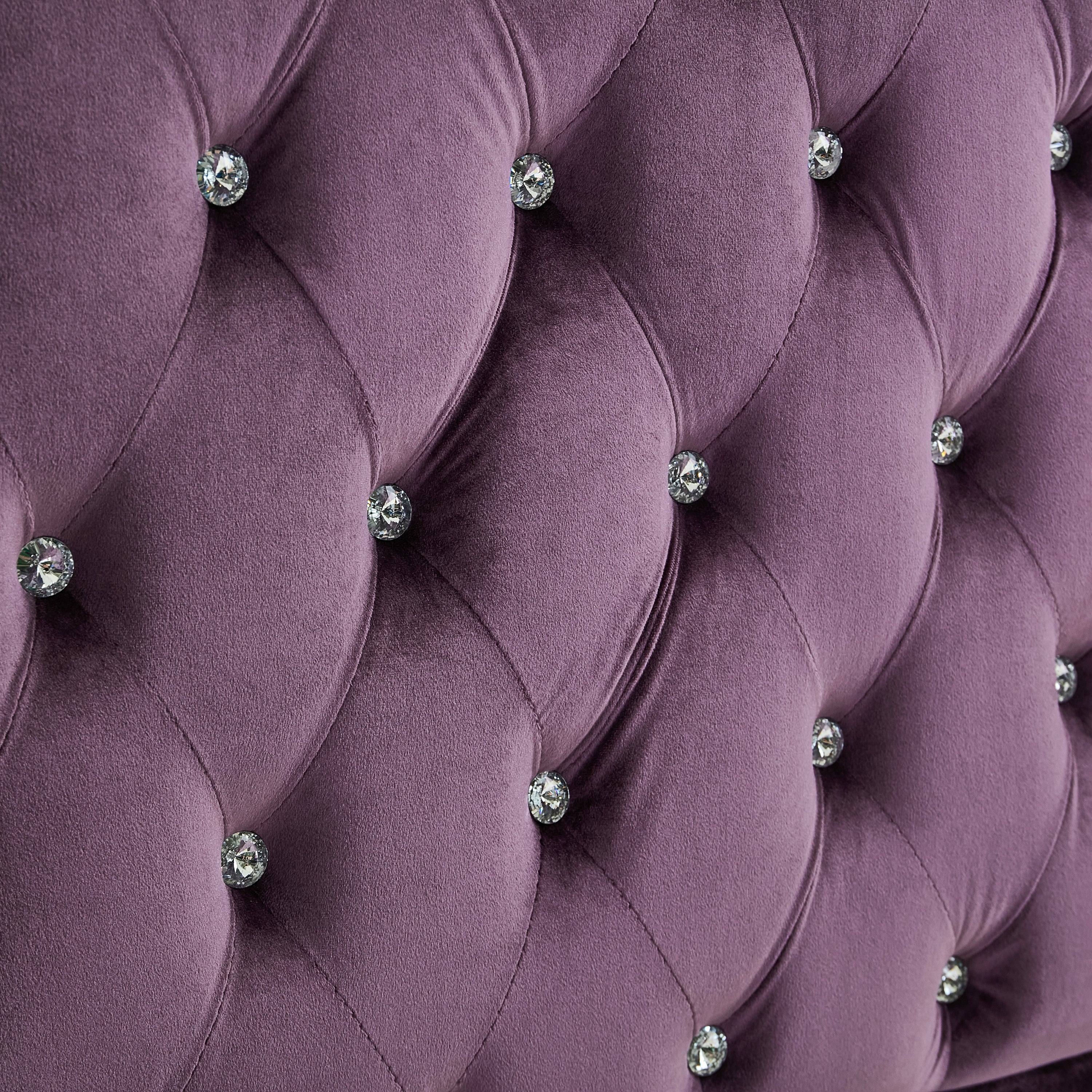 Christopher Knight Home Modern Velvet Wingback Tufted Platform Bed with Nailhead Trim and Silver Legs