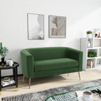Velvet Loveseat ¨C Modern Glam Minimalist Sofa for Living Room