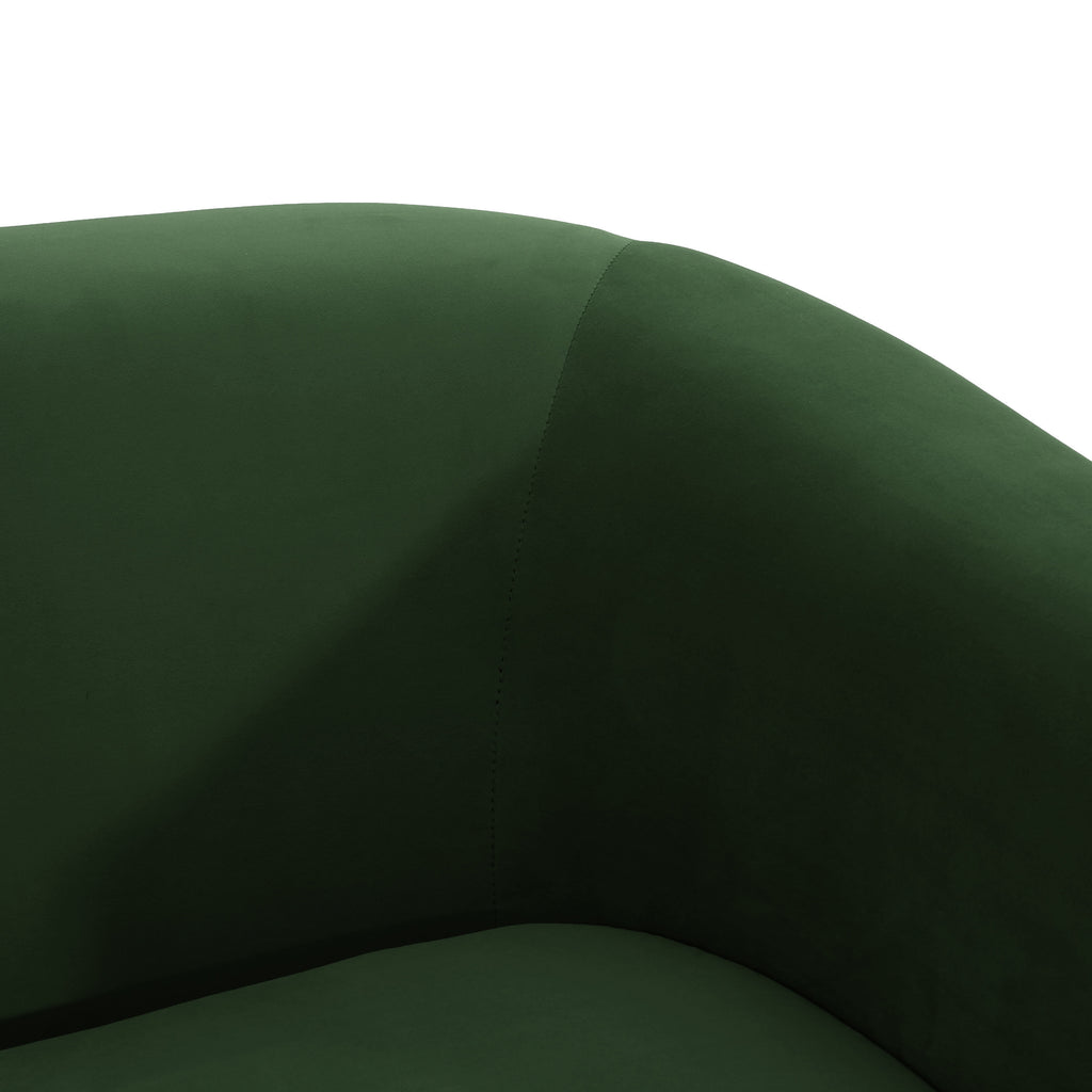 Velvet Loveseat – Modern Glam Minimalist Sofa for Living Room