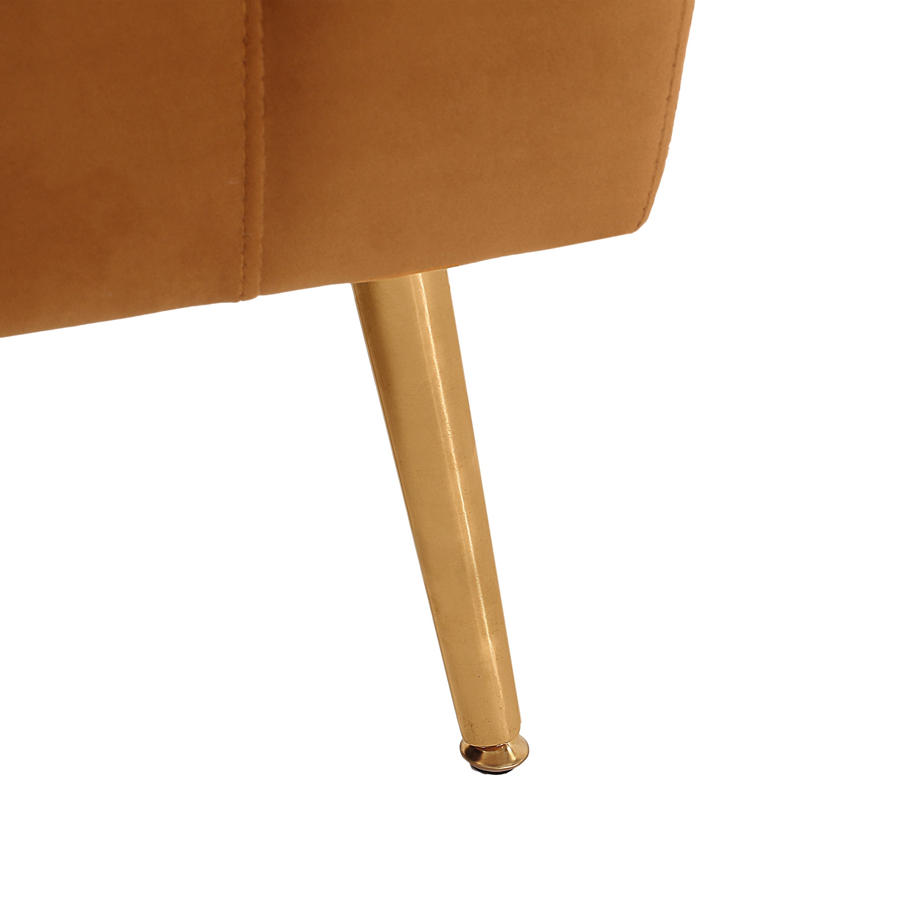 Velvet Loveseat – Modern Glam Minimalist Sofa for Living Room