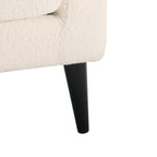 Velvet Loveseat ¨C Modern Glam Minimalist Sofa for Living Room