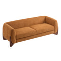 Christopher Knight Home 82" Boucle Sofa with Birch Wood Legs – Modern Cozy Upholstered 3-Seater