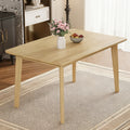 GDF Studio Wood Dining Table, 47-Inch Rectangular Kitchen Table with Tapered Legs, Farmhouse Style