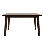 GDF Studio Wood Dining Table, 47-Inch Rectangular Kitchen Table with Tapered Legs, Farmhouse Style