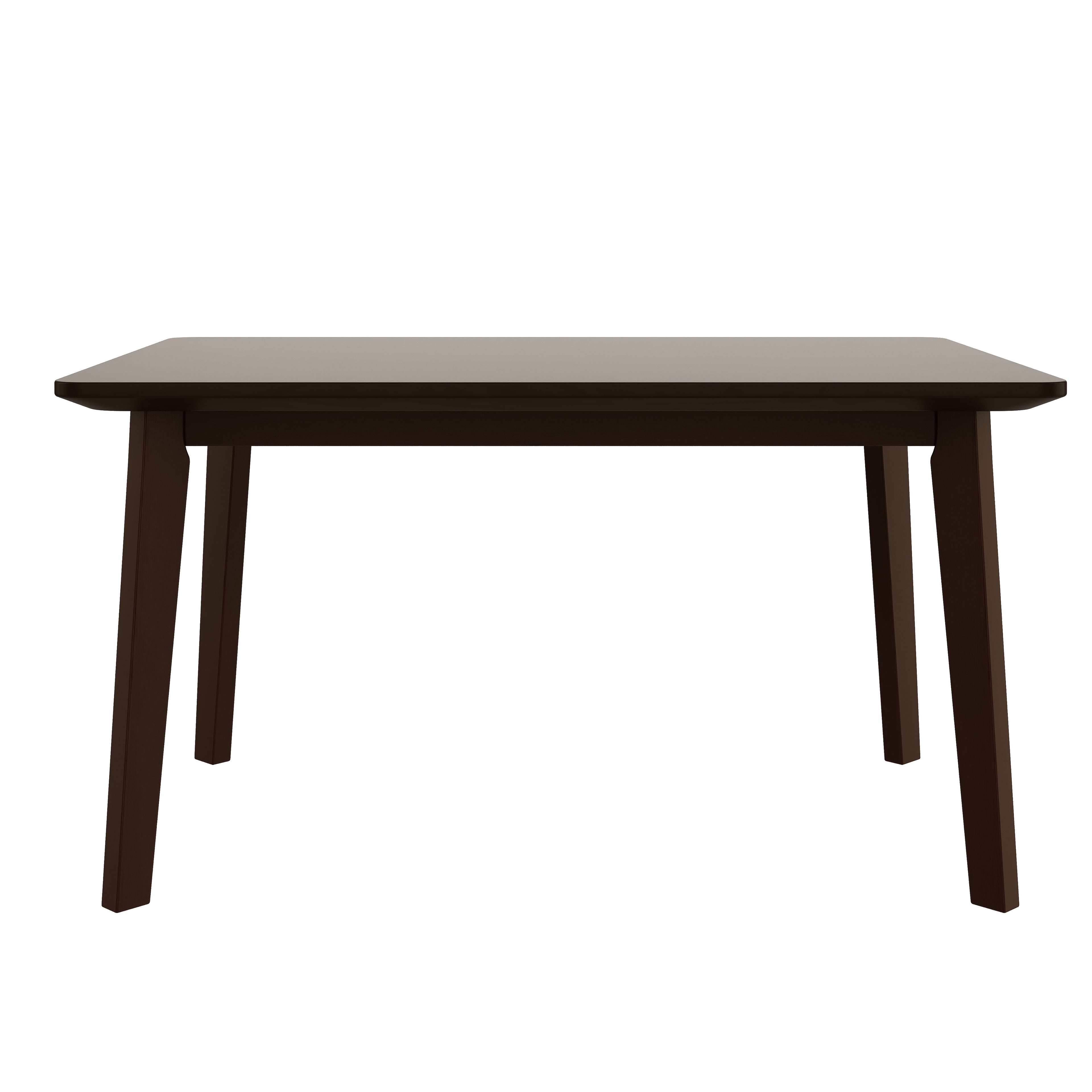 GDF Studio Wood Dining Table, 47-Inch Rectangular Kitchen Table with Tapered Legs, Farmhouse Style