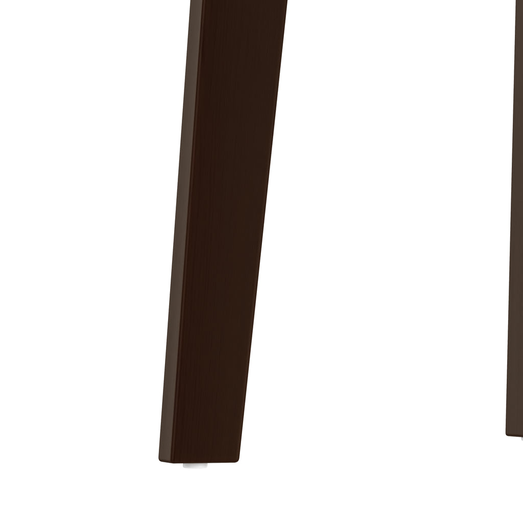 GDF Studio Wood Dining Table, 47-Inch Rectangular Kitchen Table with Tapered Legs, Farmhouse Style