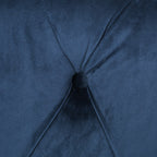 Christopher Knight Home 40" Tufted Velvet Square Ottoman – Oversized Modern Glam Cocktail Coffee Table Bench