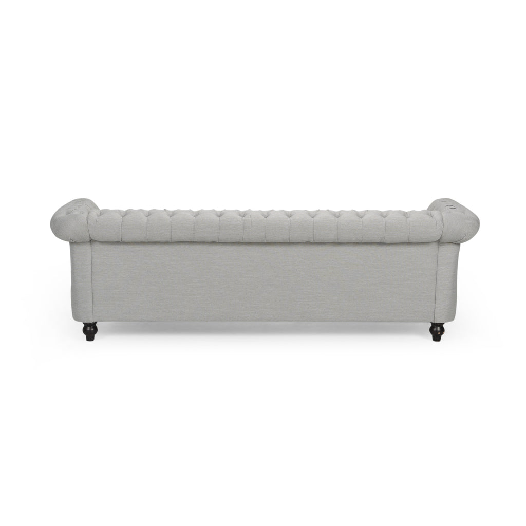 Christopher Knight Home Chesterfield Tufted Sofa with Scrolled Arms & Nailhead Trim