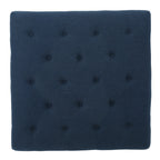 Tufted Oversized Ottoman ¨C Large Square Footrest with Cushioned Top for Living Room & Bedroom