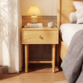 Christopher Knight Home Dawson Modern Scandinavian Solid Wood Nightstand with Drawer, Natural