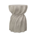 Christopher Knight Home Canis Outdoor Contemporary Lightweight Concrete Accent Side Table, Gray