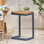GDFStudio Caspian Indoor Fir Wood Accent Table
