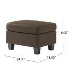 Modern Footstool Ottoman ¨C Portable Accent Seat, Durable Frame & Stylish Upholstery