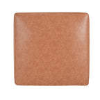 Christopher Knight Home Modern Faux Leather Sectional Ottoman ¨C Modular Square Living Room Footrest