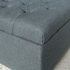 Christopher Knight Home Tufted Storage Ottoman Bench with Hidden Compartment & Soft-Close Hinges