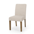 Christopher Knight Home Eris Contemporary Fabric Upholstered Dining Chairs (Set of 4), Beige/Natural