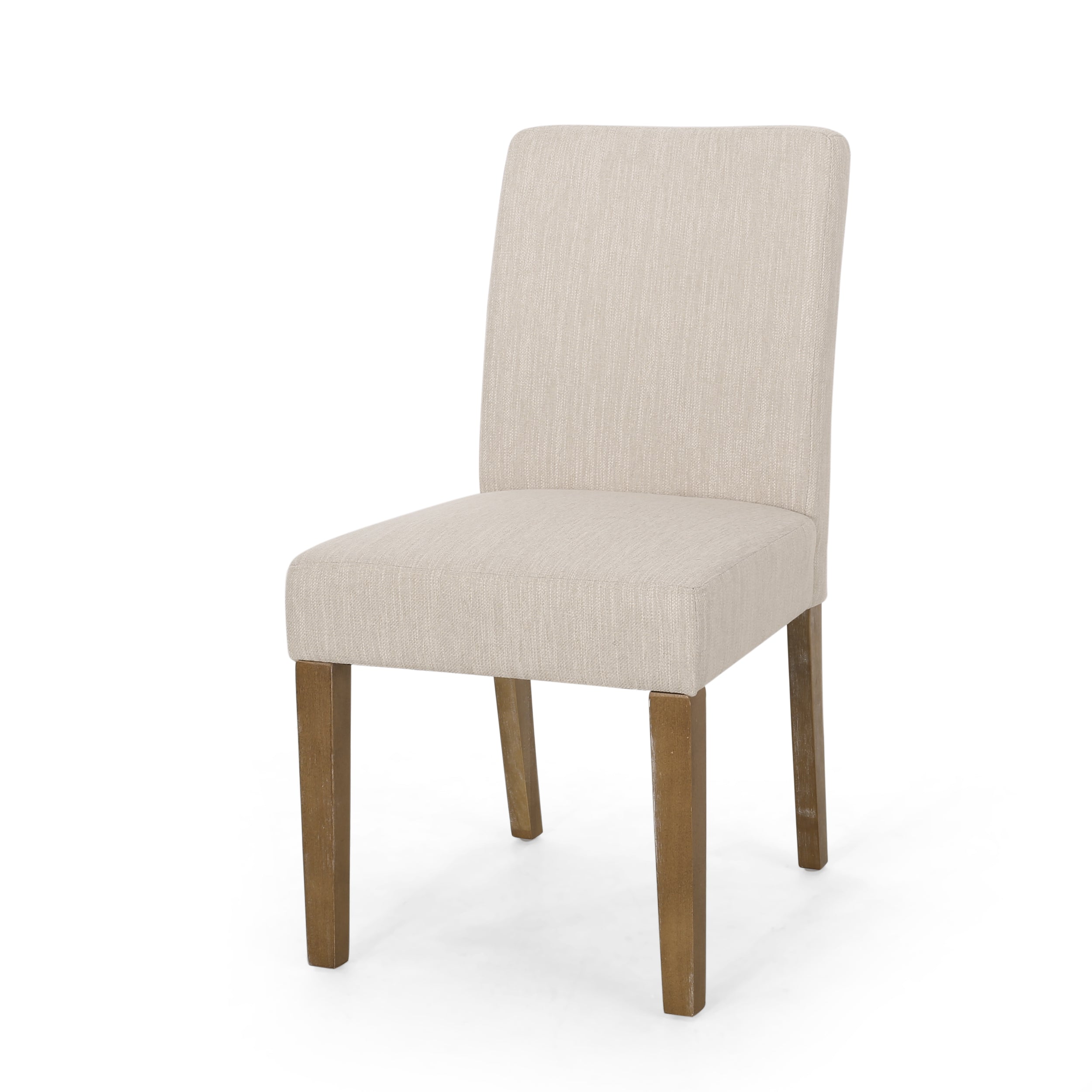 Christopher Knight Home Eris Contemporary Fabric Upholstered Dining Chairs (Set of 4), Beige/Natural