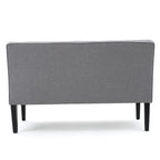 Modern Upholstered Loveseat with Solid Wood Frame & Birch Legs