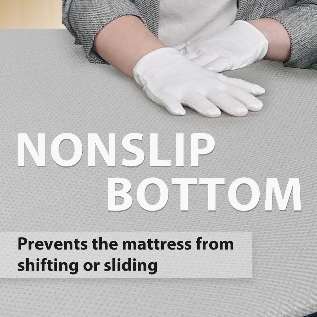 GDFStudio Melville Memory Foam Futon Mattress – Foldable Sofa Bed Cushion with Washable Cover (Frame Not Included)