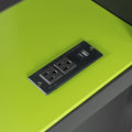 Full Size Loft Bed with Desk, USB Port, Wardrobe & Shelves, Gaming & Workstation Loft Bed with Curtains