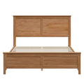 GDFStudio Susan Modern Solid Wood Platform Bed with Headboard, Full Size