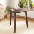 Modern Triangular Solid Wood Coffee Table for Small Spaces