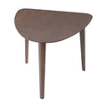 Modern Triangular Solid Wood Coffee Table for Small Spaces