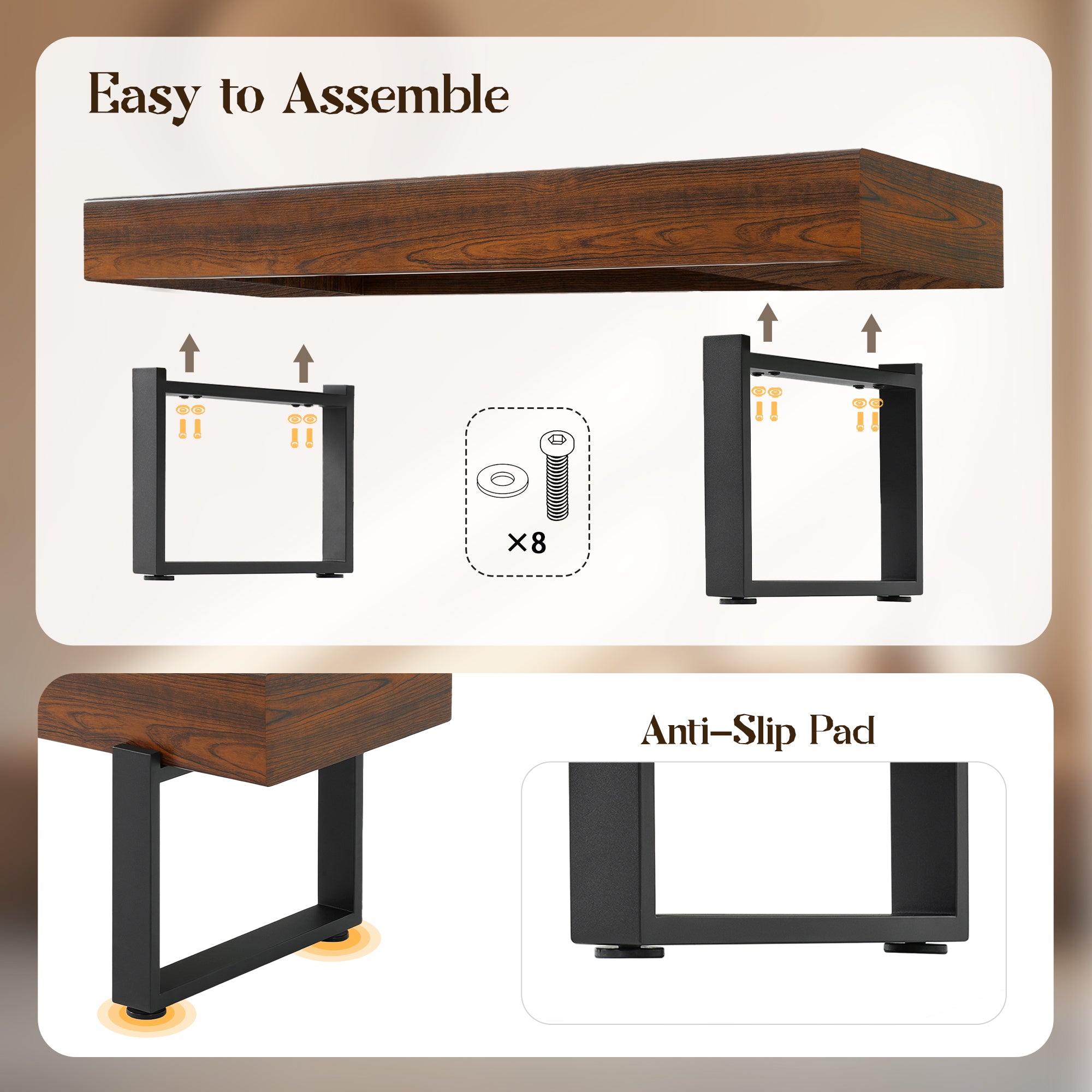 Modern Black Entryway Bench with Metal Legs, MDF Seat Shoe Bench for Bedroom, Dining Room & Hallway